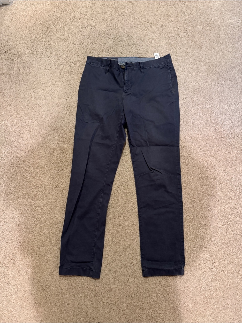 Men's Black Chino Pants - Classic Straight Fit